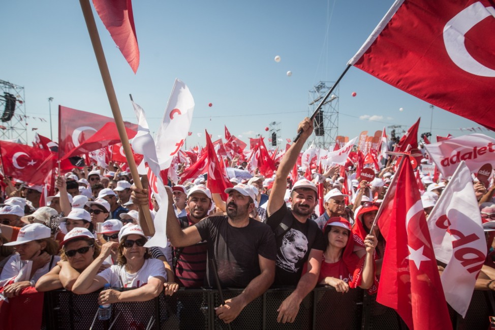 Justice Rally Held by Turkey's Opposition Republican People's Party