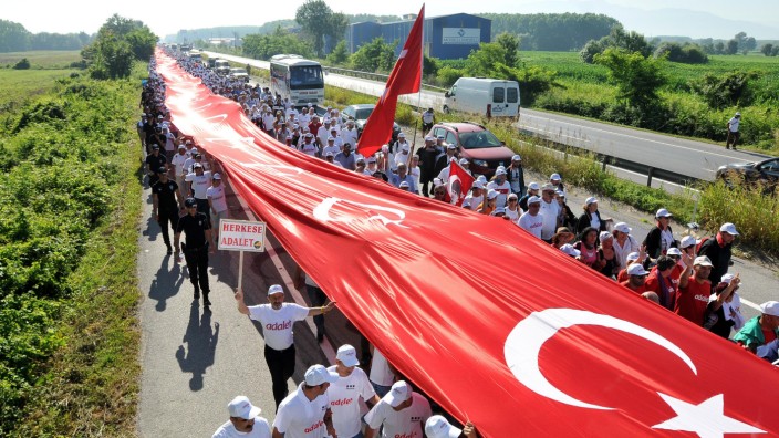 Gerechtigkeitsmarsch in der Türkei