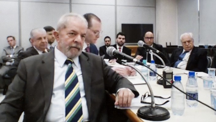 Schmiergeld-Prozess: Lula im Mai bei seiner Aussage vor Gericht.