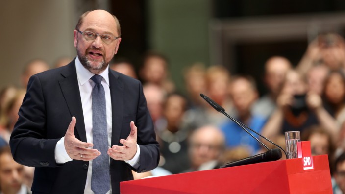 Martin Schulz Presents His Vision For Germany