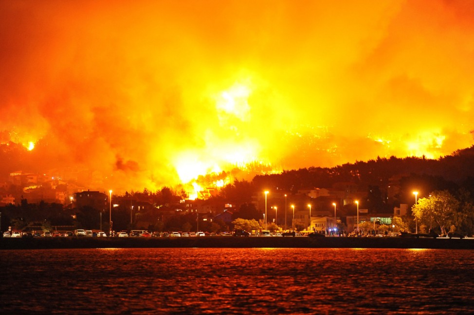 Waldbrände in Kroatien