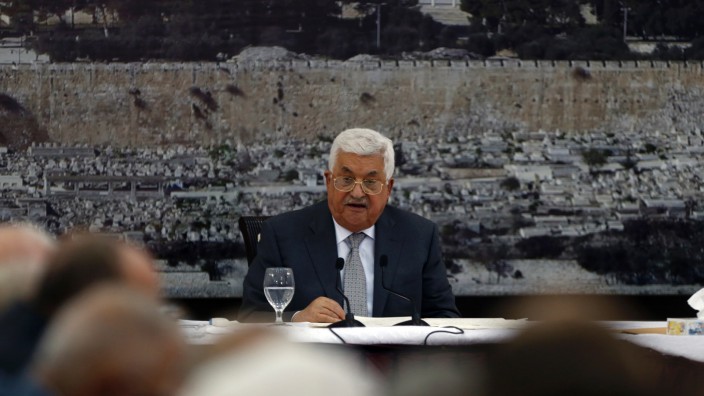 Nahostkonflikt: Palästinenserpräsident Mahmud Abbas.