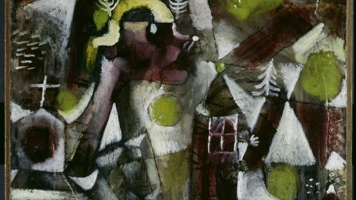 Kunst im Nationalsozialismus: Paul Klee hatte auf der Rückseite der "Sumpflegende" den ersten Käufer notiert: Paul Küppers, Gründungsdirektor der Kestner-Gesellschaft in Hannover.