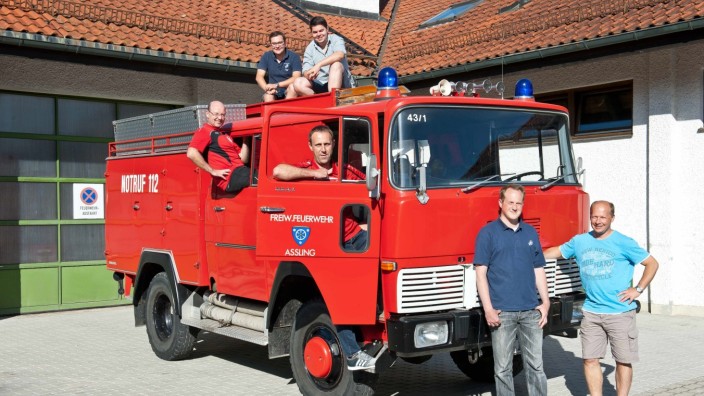 Aßling: Die Aßlinger Feuerwehrleute sind gut gerüstet für die Feier. Beim Jubiläum werden sie auch ihren eigenen Fuhrpark vorstellen.