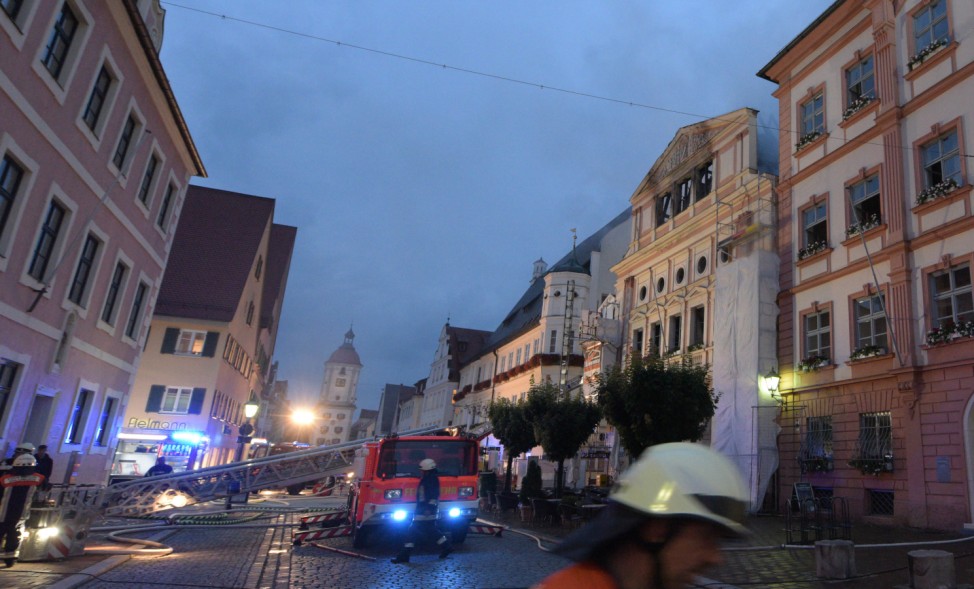 Brand Rathaus Dillingen