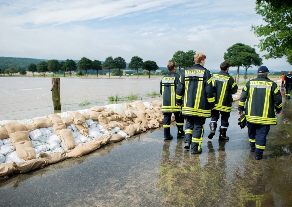 Hochwasser in Heersum
