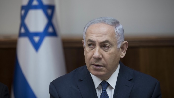 Netanjahu bei Kabinettssitzung