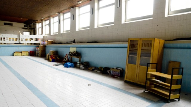 Poing Schule Karl-Sittler-Strasse Innenansichten vor Abriss