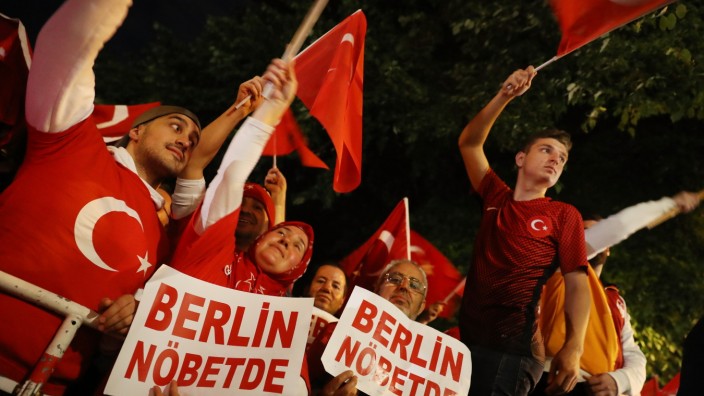 Erdoğan Anhänger in Berlin Deutschland