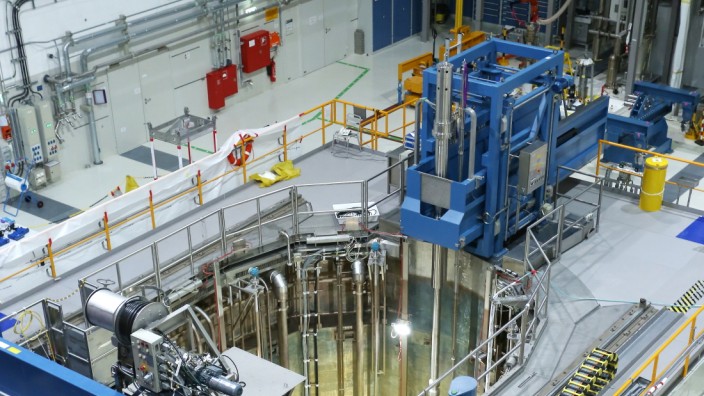 Forschungs-Neutronenquelle FRM-II der TU München in Garching, 2014