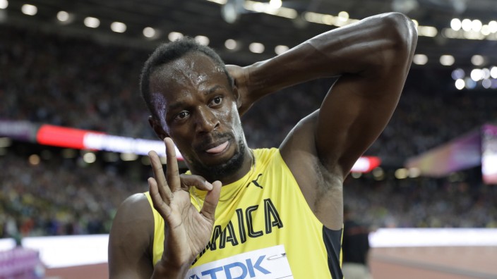 Pressestimmen zu Usain Bolt: Geschlagen im letzten WM-Rennen über 100 Meter: Usain Bolt.