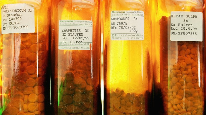 Stoffe für homöopathische Arzneimittel