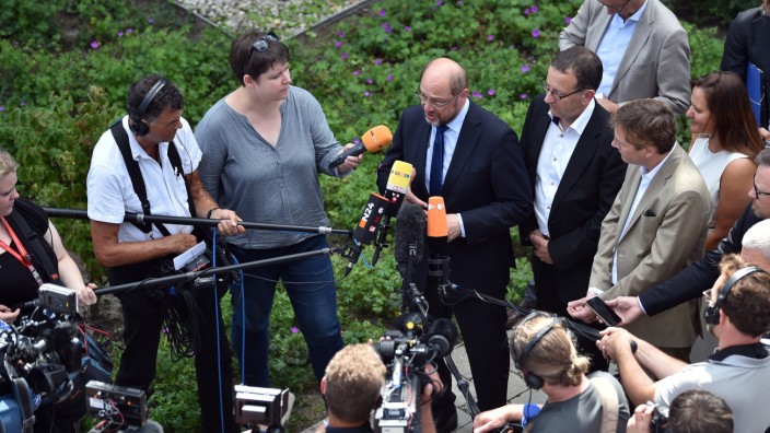 Martin Schulz auf Sommerreise - Besuch in Potsdam
