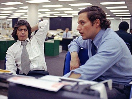 Carl Bernstein und Bob Woodward; AP