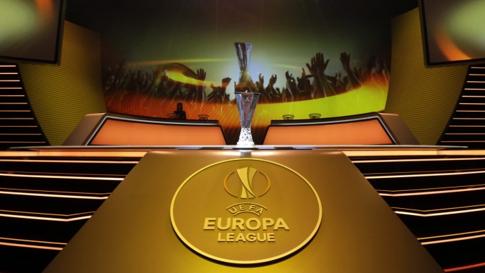 Europa League: Die Trophäe der Europa League.