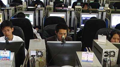 Internet-Zensur: Internetcafe im chinesischen Kunming.