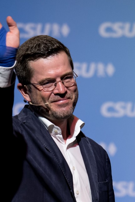 Wahlkampf der CSU - Karl-Theodor zu Guttenberg