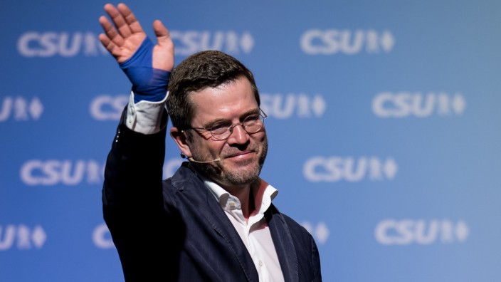 Wahlkampf der CSU - Karl-Theodor zu Guttenberg
