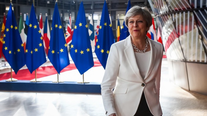 Großbritannien: Theresa May im Juni in Brüssel.