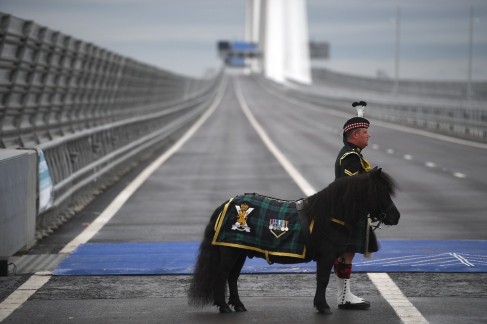 The Queen Opens Queensferry Crossing Over The Forth