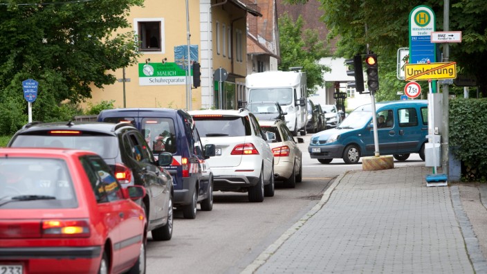 Verkehr, Verkehrschaos Oberschleißheim
