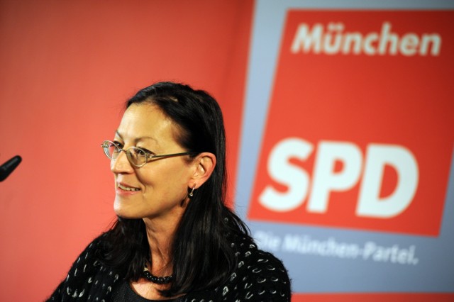 Claudia Tausend bei Dreikönigstreffen der SPD München, 2015