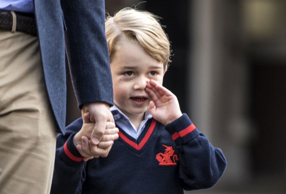 Erster Schultag für Prinz George