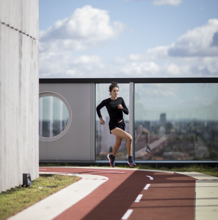 London's Highest Outdoor Running Track At White Collar Factory