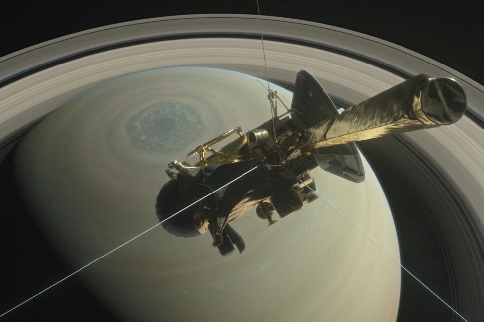 Cassini Over the Top Illustration