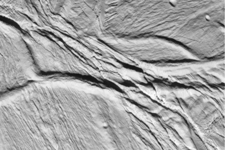 Cassini Views Enceladus Up-Close