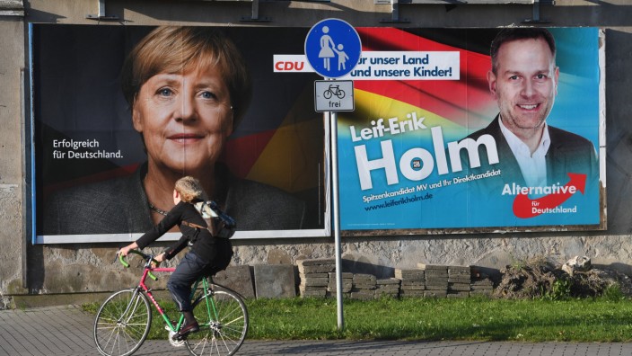 Wahlplakate - Bundestagswahl 2017 - CDU - AfD