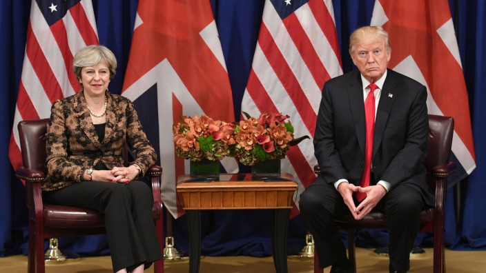 Theresa May besucht die USA