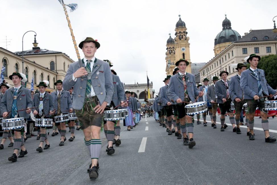 Trachten- und Schützenumzug zum Münchner Oktoberfest, 2017