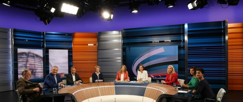 'Schlussrunde' von ARD und ZDF zur Bundestagswahl