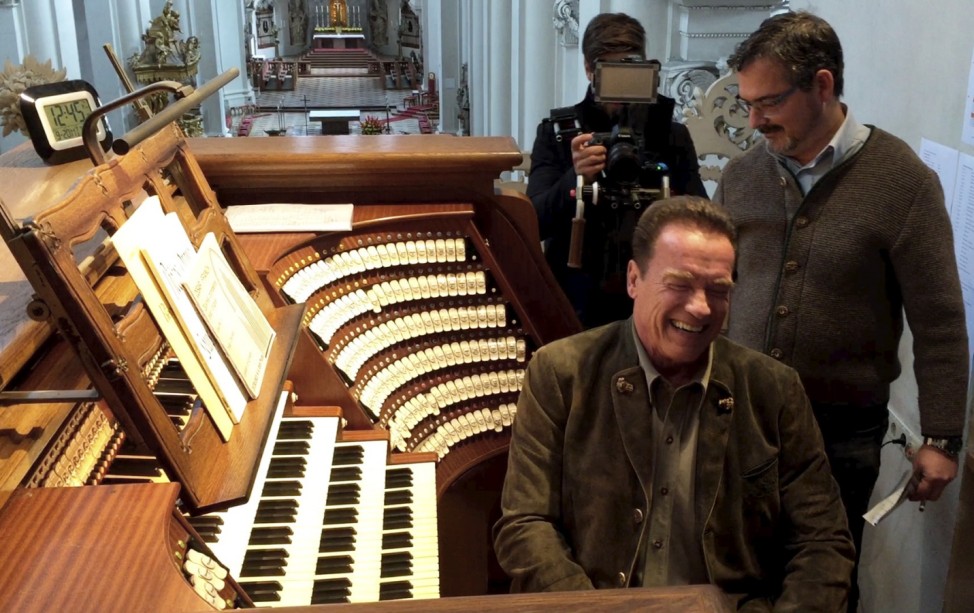 Arnold Schwarzenegger im Passauer Dom