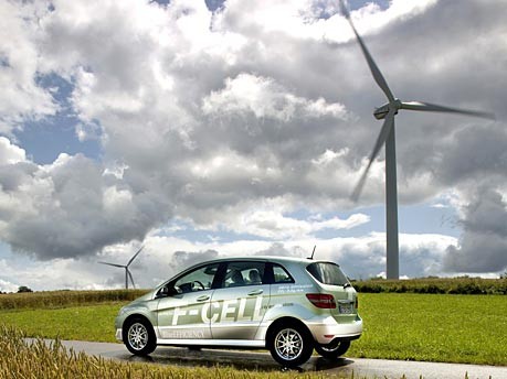 Elektroautos und Windkraft