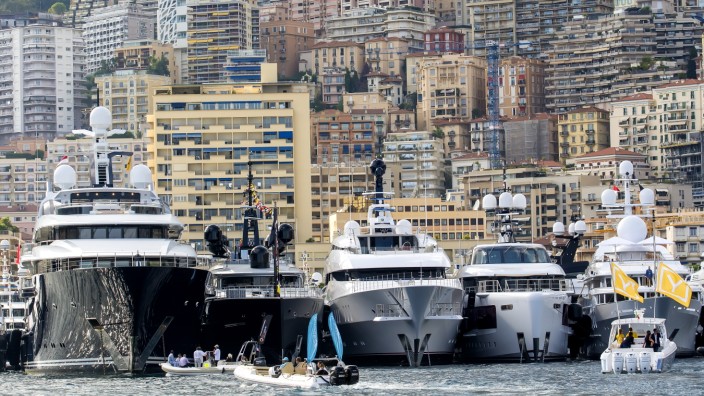 Allianz Global Wealth Report: Yachten im Hafen von Monaco.