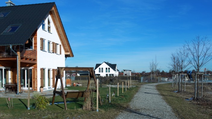 Neubaugebiet in Emmering, 2012