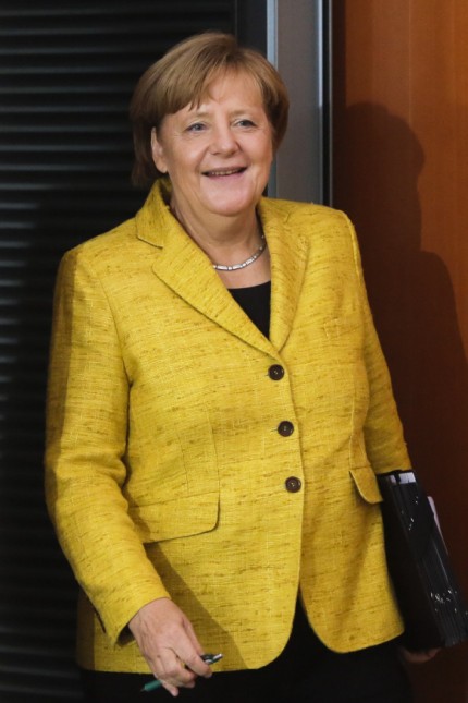 Politik: Noch und wieder Bundeskanzlerin Angela Merkel.