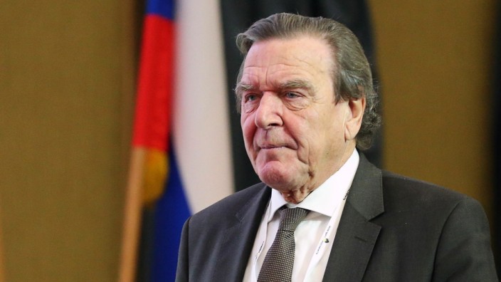 Gerhard Schröder in Russland