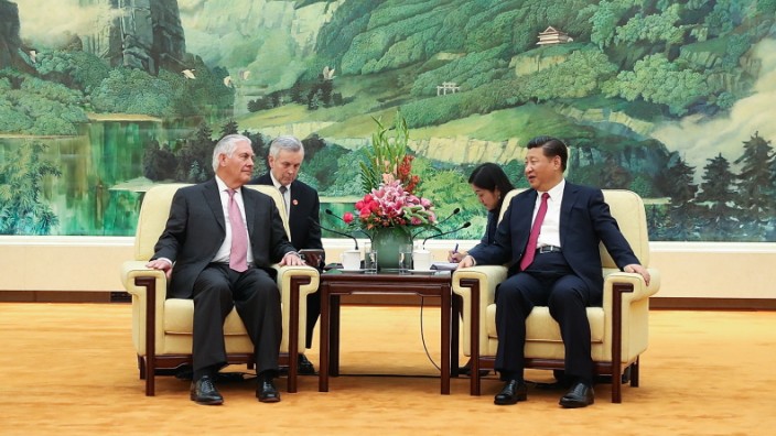 U.S. Secretary Of State Rex Tillerson Visits China
