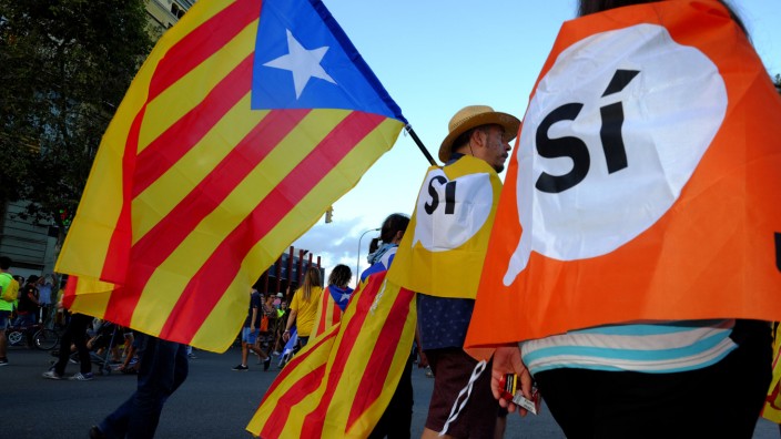 Vor dem Referendum in Katalonien
