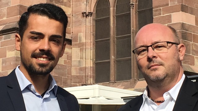 Tag der Deutschen Einheit: Andreas Schumacher (links) und Detlef Huber hoffen auf weniger "Zitatekonfetti".