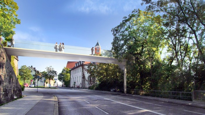 Fuß- und Radwegbrücke Giesinger Berg