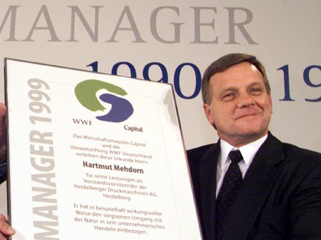 Hartmut Mehdorn, Ökomanager des Jahres 1999, AP