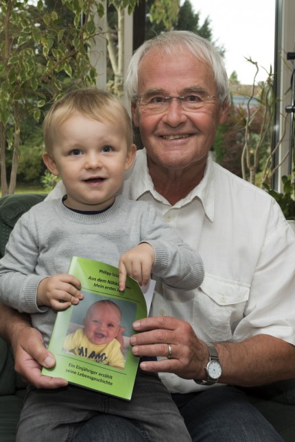 Ulrich Schorr mit Enkel Philipp