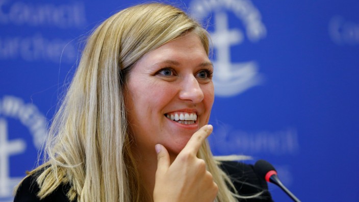 Beatrice Fihn, Executive Director of the International Campaign to Abolish Nuclear Weapons (ICAN), attends a news conference after ICAN won the Nobel Peace Prize 2017, in Geneva