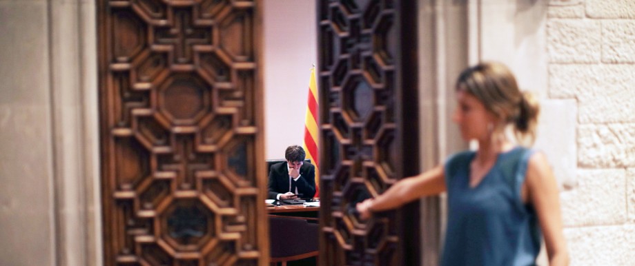Vor Parlamentsauftritt des katalanischen Regierungschefs