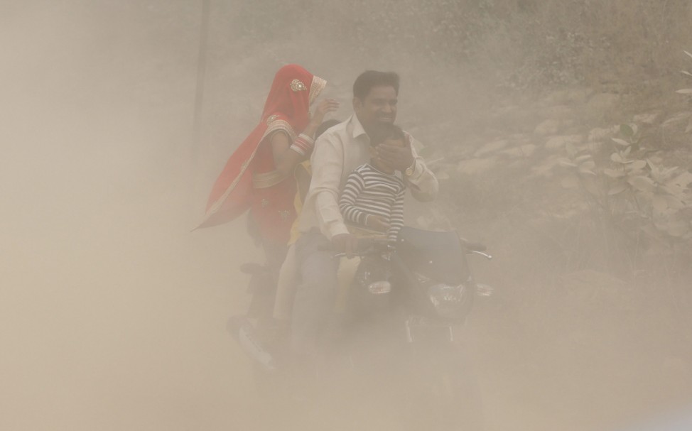 Smog in  Neu Delhi