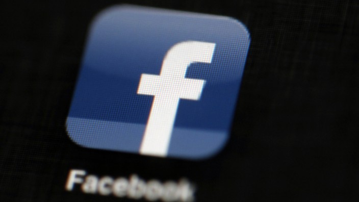 Soziale App: Das Logo der Facebook-App.